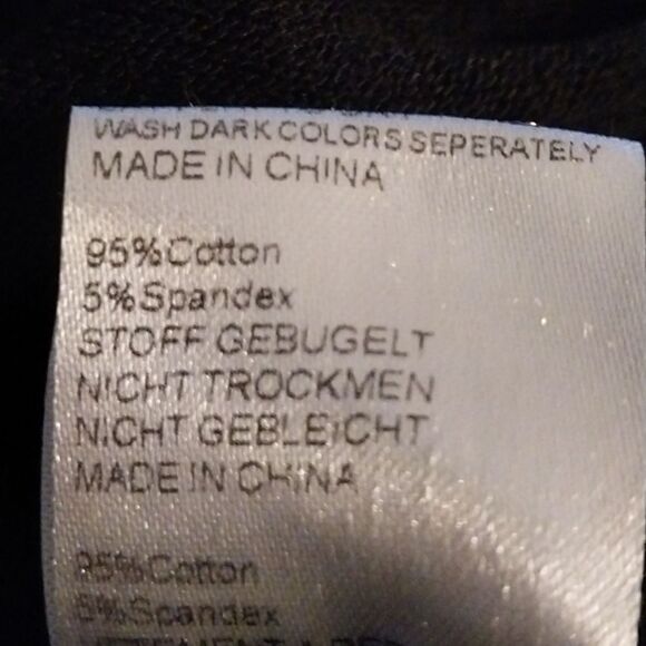 NWOT Women Black Metallic Long Sleeve Party Top Size XL - Picture 13 of 16